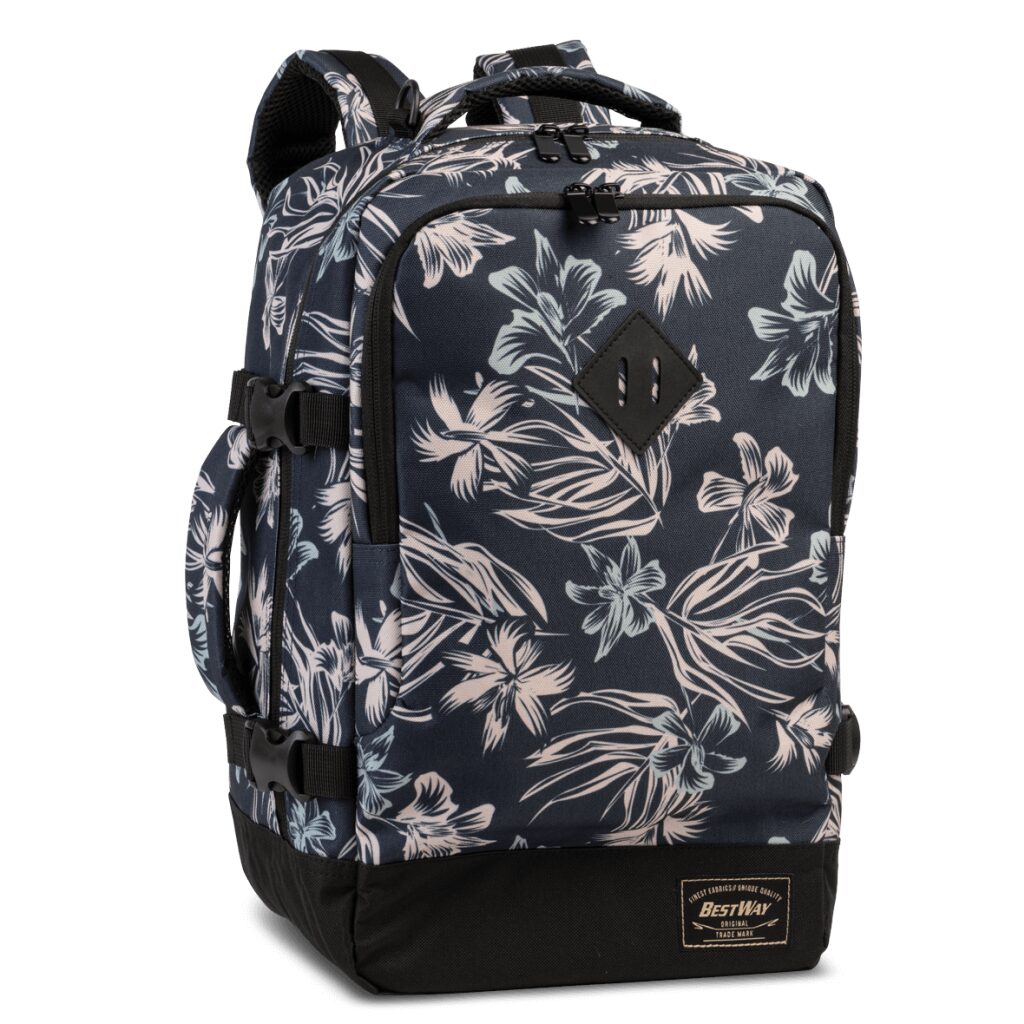 Bestway Handgepäck Rucksack 40x20x25 cm dunkelblau-natur, Vergrößern