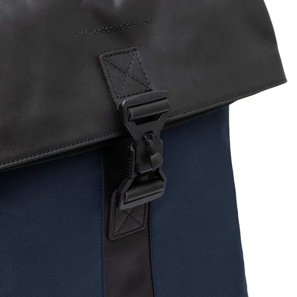 The Chesterfield Brand Lederrucksack Trondheim für die Stadt blau, Hauptbild 4