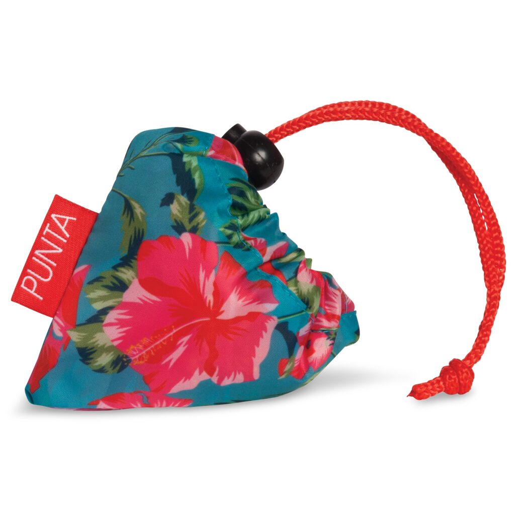 Faltbare Einkaufstasche Punta Paris petrol-rosa Faltbare Einkaufstasche Punta Paris petrol-rosa