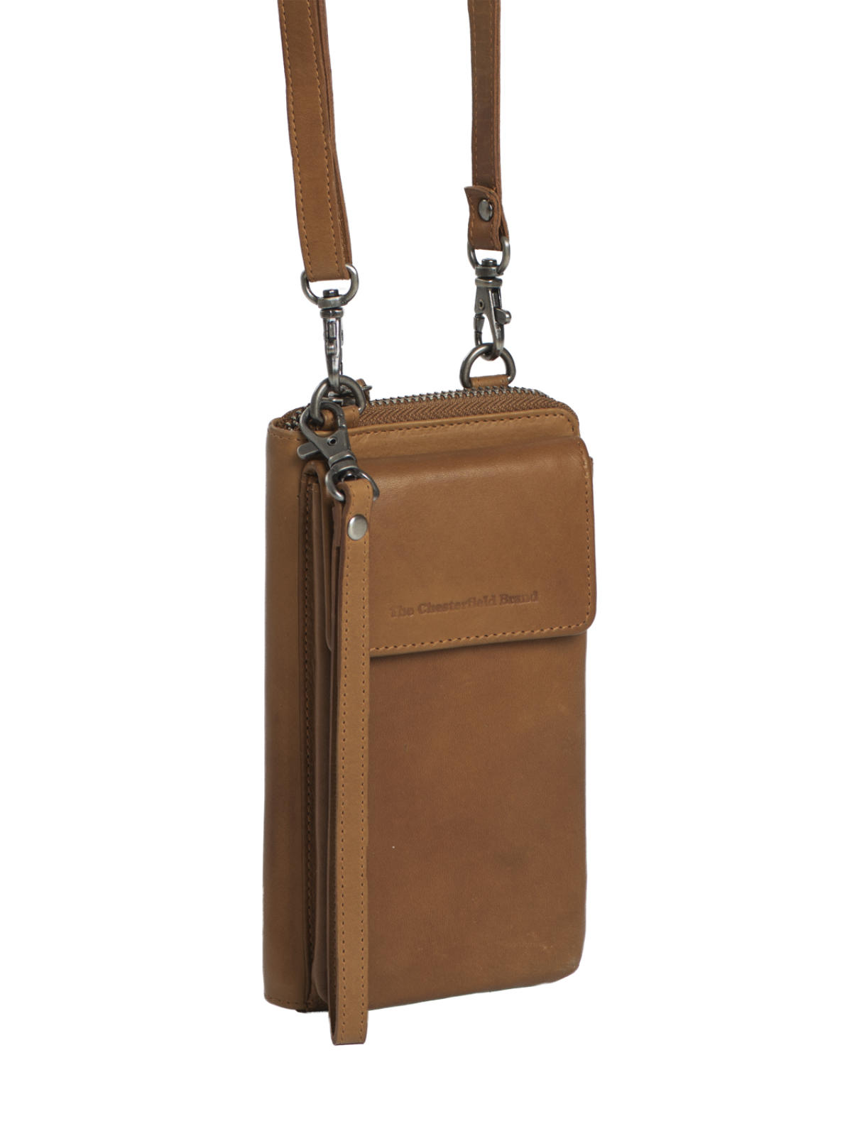 Handytasche Leder Malaga cognac Handytasche Leder Malaga cognac