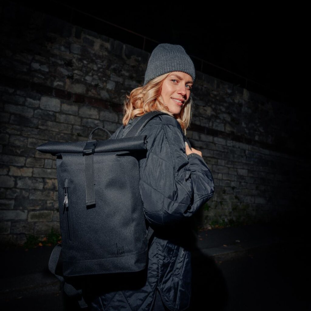 Got Bag Rolltop-Rucksack small 2.0 schwarz, Hauptbild 8