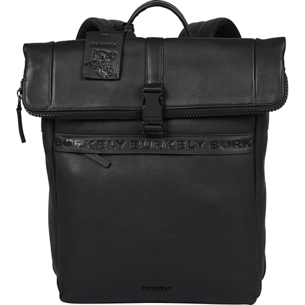 Burkely Rolltop Rucksack Minimal Mason schwarz