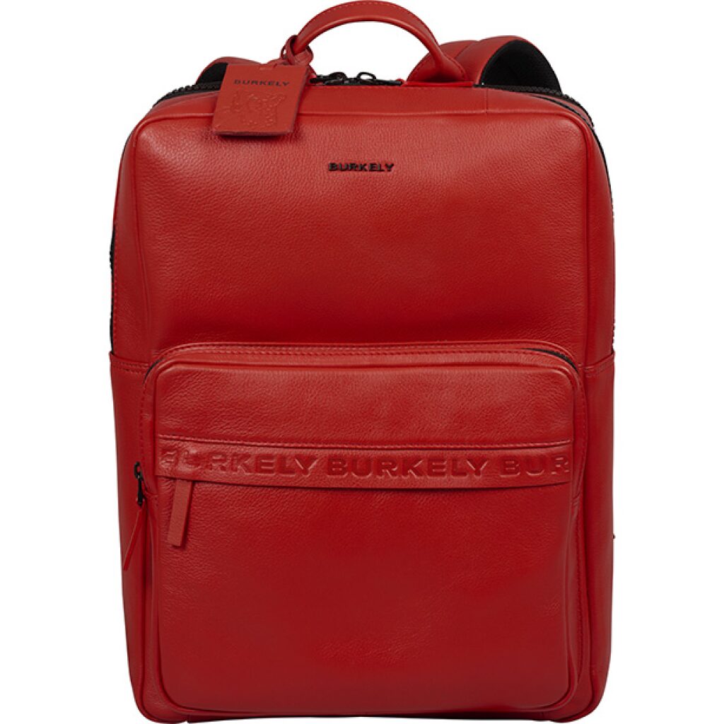 Leder Laptoprucksack 15,6" 1000803.64.55 rot