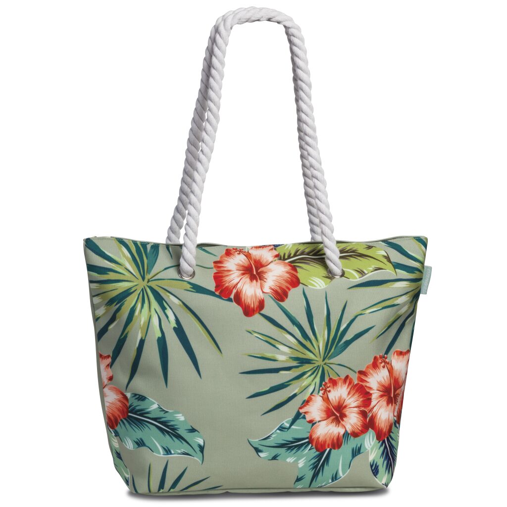 Sommertasche / Strandtasche 55206-5800 graugrün