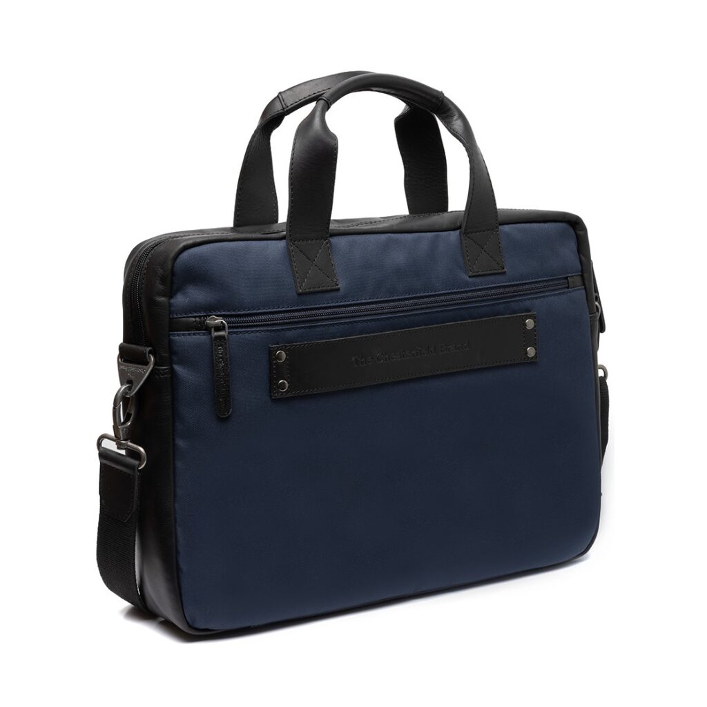 The Chesterfield Brand Leder Notebooktasche Narvik für 15,6" navy, Hauptbild 4