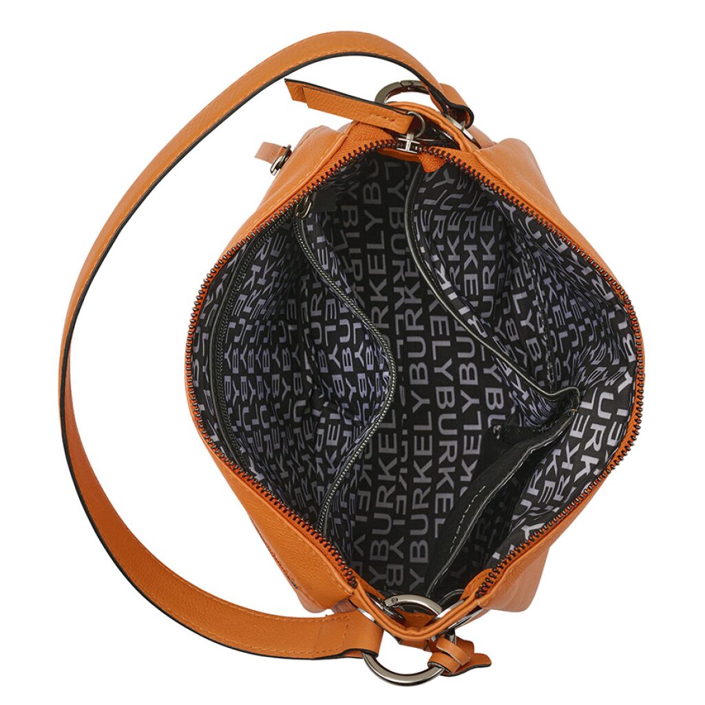 Burkely Schultertasche Radiant Raven orange, Hauptbild 3