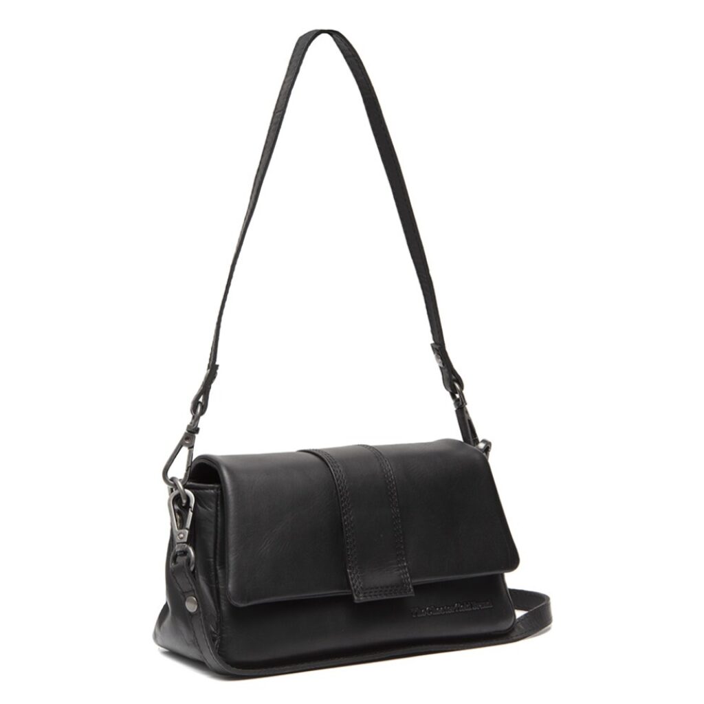 Leder Damenhandtasche Clifden schwarz