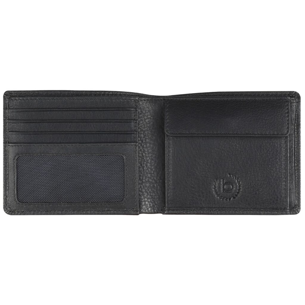 Bugatti Ledergeldbörse Woven 49611501 schwarz, Hauptbild 5