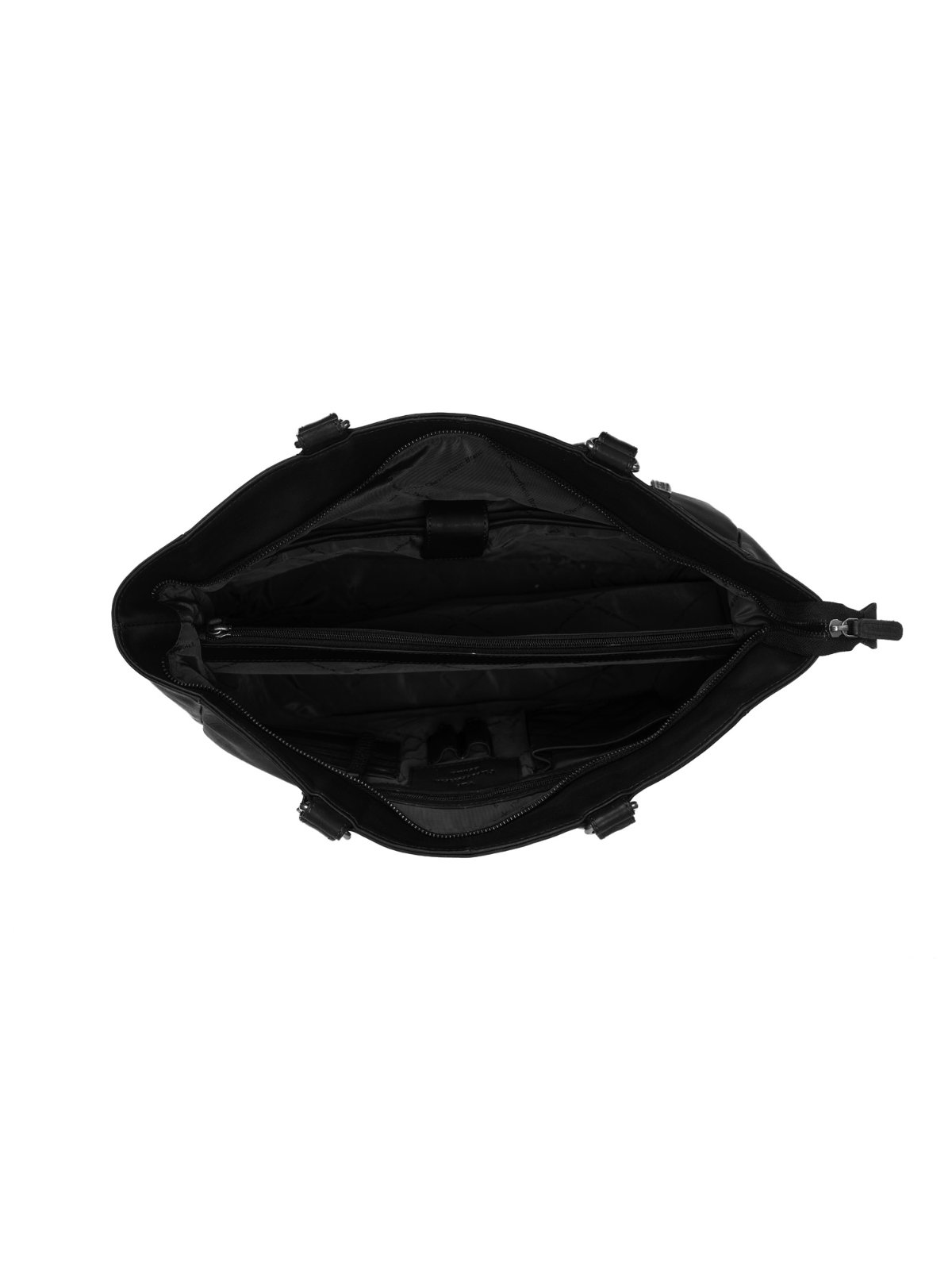 Leder Shopper Berlin schwarz Leder Shopper Berlin schwarz