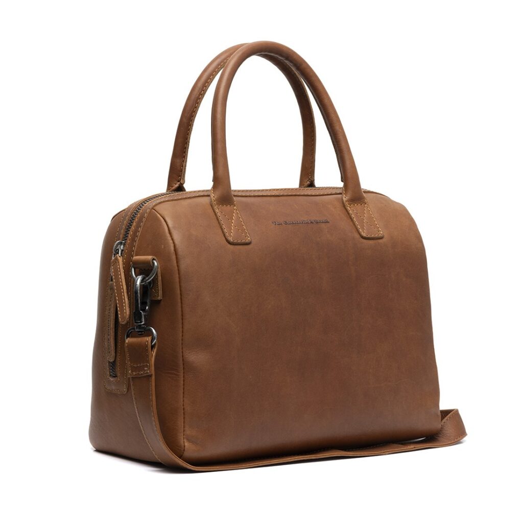 Lederhandtasche - Umhängetasche Langton cognac