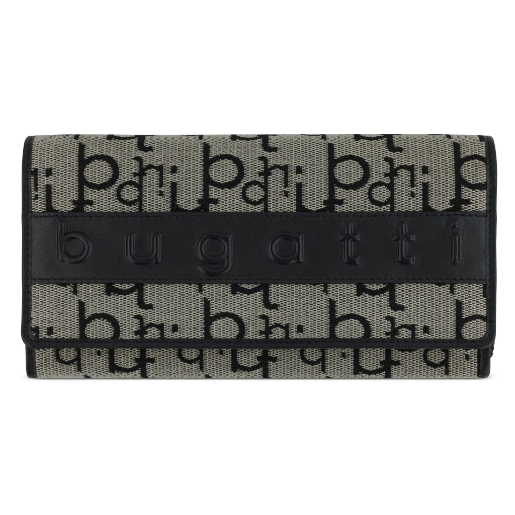 Ledergeldbörse RFID Elea 49435101 schwarz-beige Ledergeldbörse RFID Elea 49435101 schwarz-beige