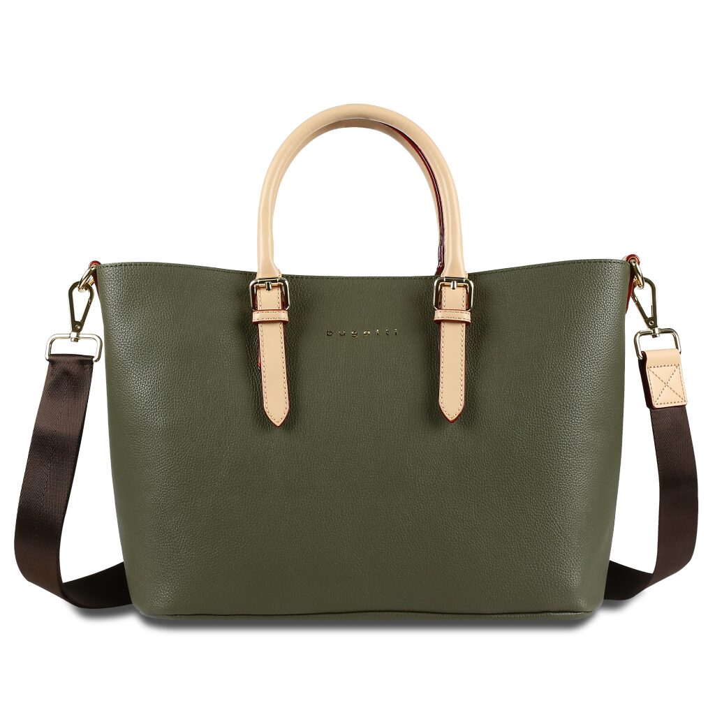 Damen-Shopper-Tasche Ella M 49362484 olive Damen-Shopper-Tasche Ella M 49362484 olive