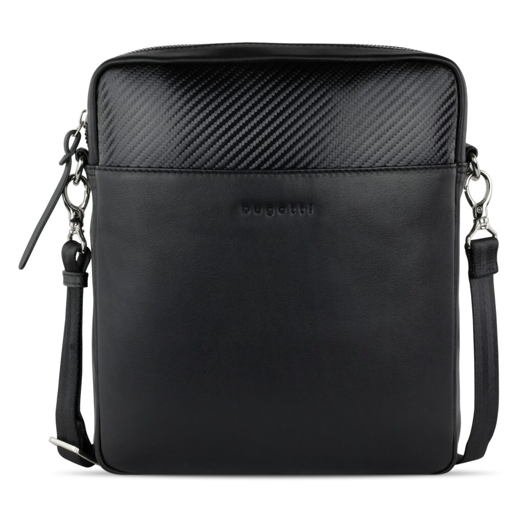 Leder Umhängetasche - Crossbody Comet 49220901 schwarz