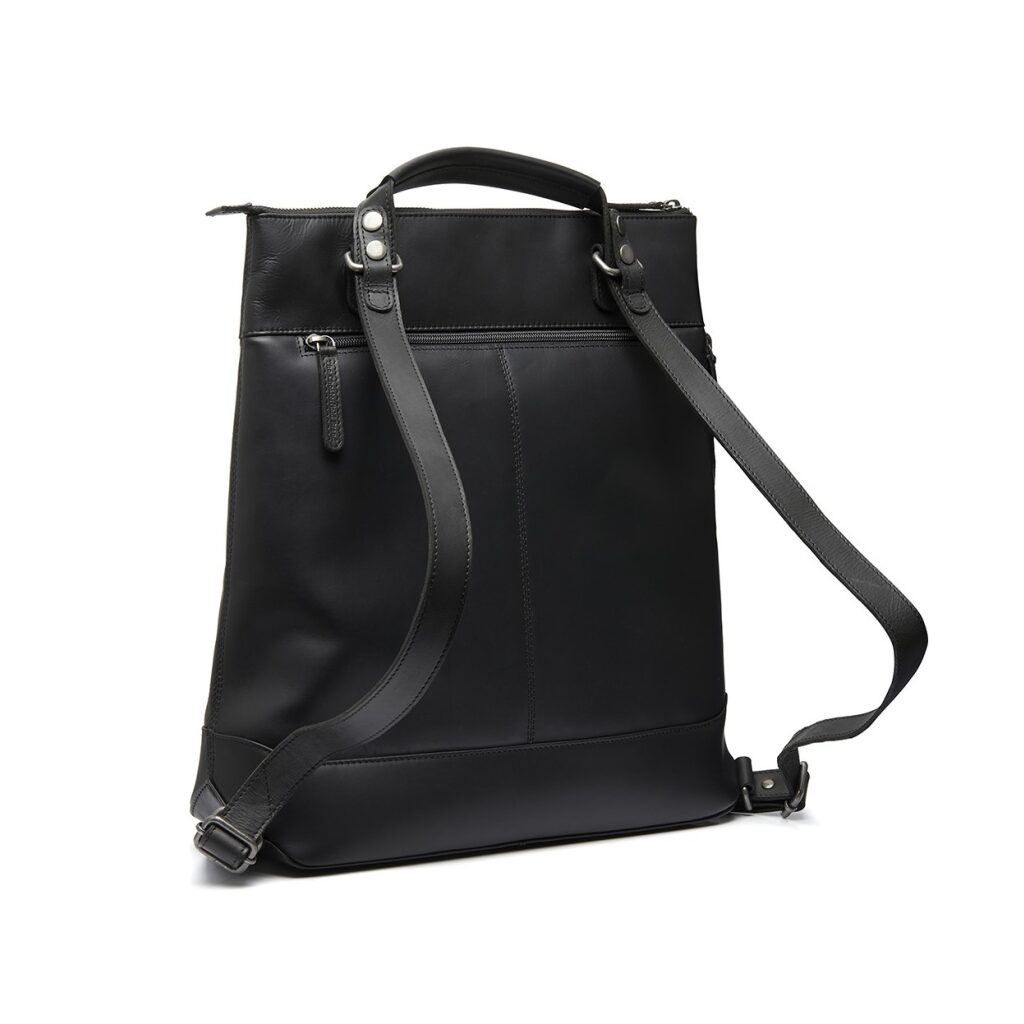 The Chesterfield Brand Lederrucksack-Handtasche 2v1 Omaha schwarz, Hauptbild 2