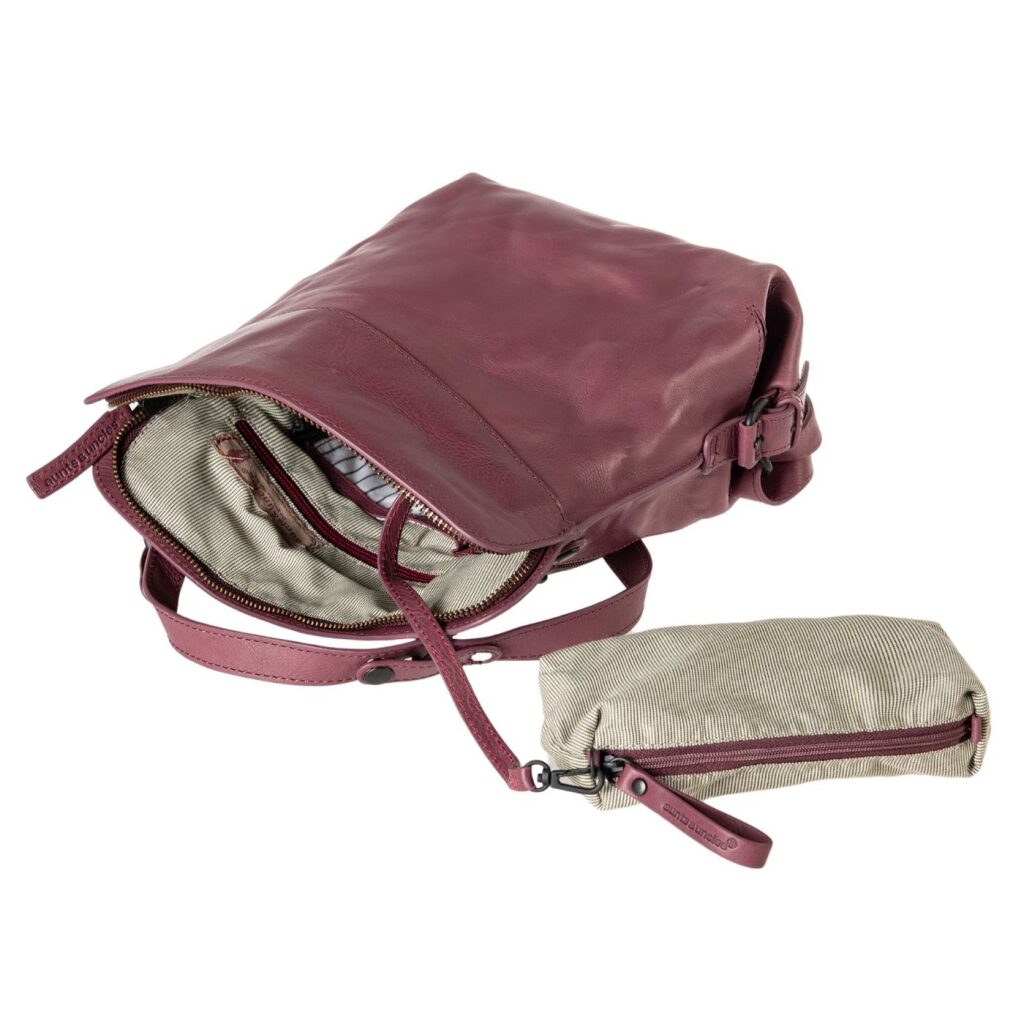 Lederrucksack 2v1 Grandma´s Luxury Club Mrs. Crumble Cookie tulipwood