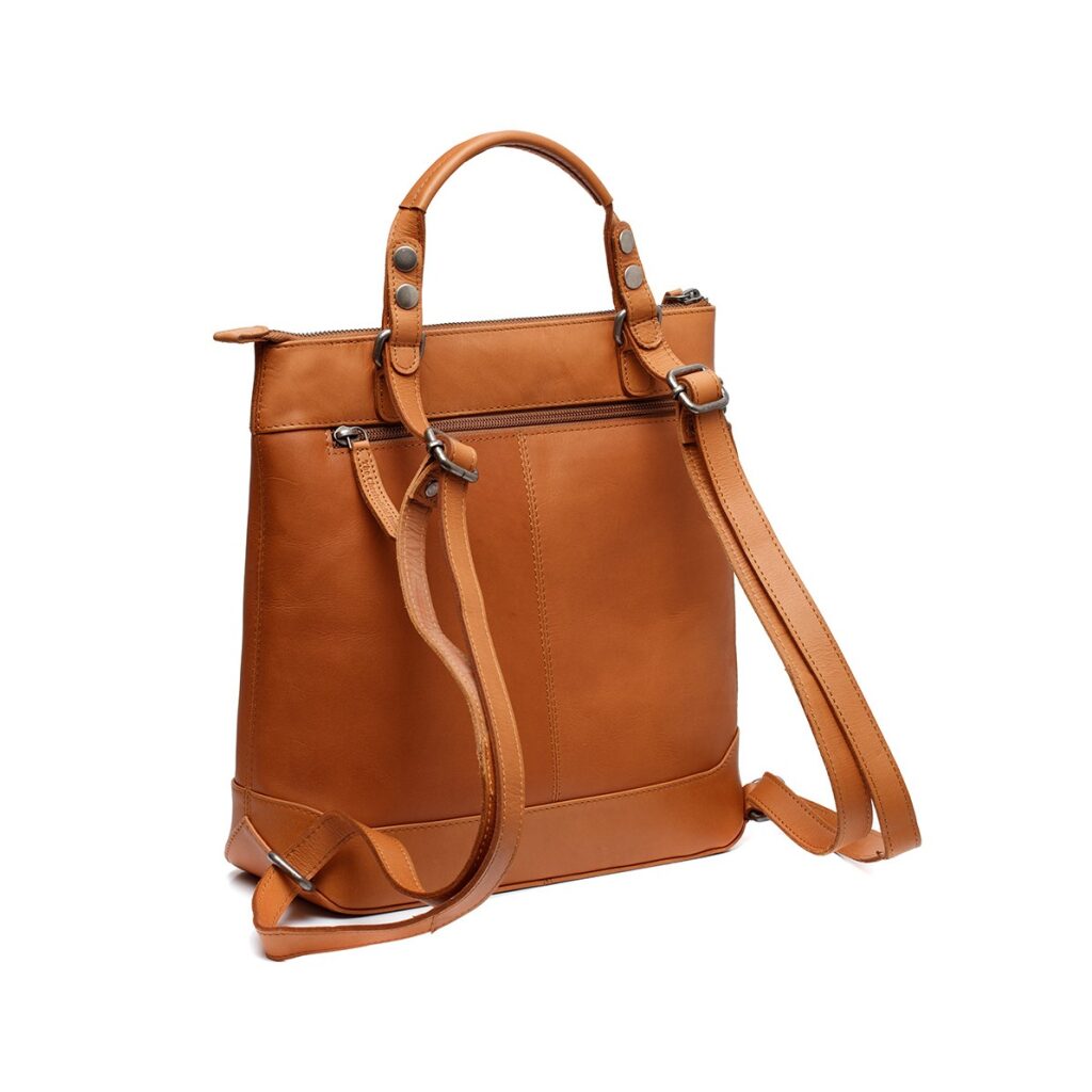 Leder Kombi Tasche Rucksack 2 in 1 Harare für die Stadt cognac Leder Kombi Tasche Rucksack 2 in 1 Harare für die Stadt cognac