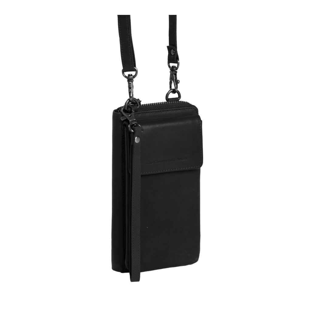 The Chesterfield Brand Handytasche Leder Malaga schwarz, Feature-Bild The Chesterfield Brand Handytasche Leder Malaga schwarz, Feature-Bild