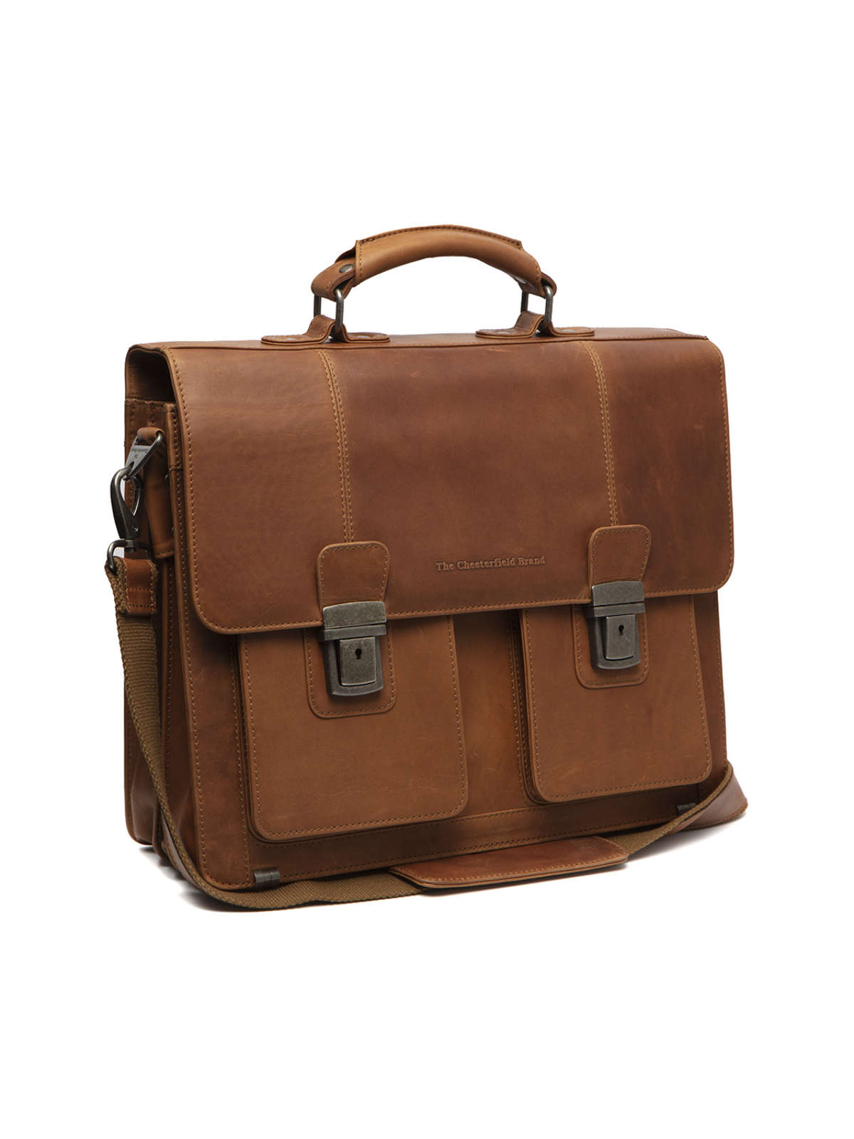 Leder Aktentasche Springfield cognac Leder Aktentasche Springfield cognac