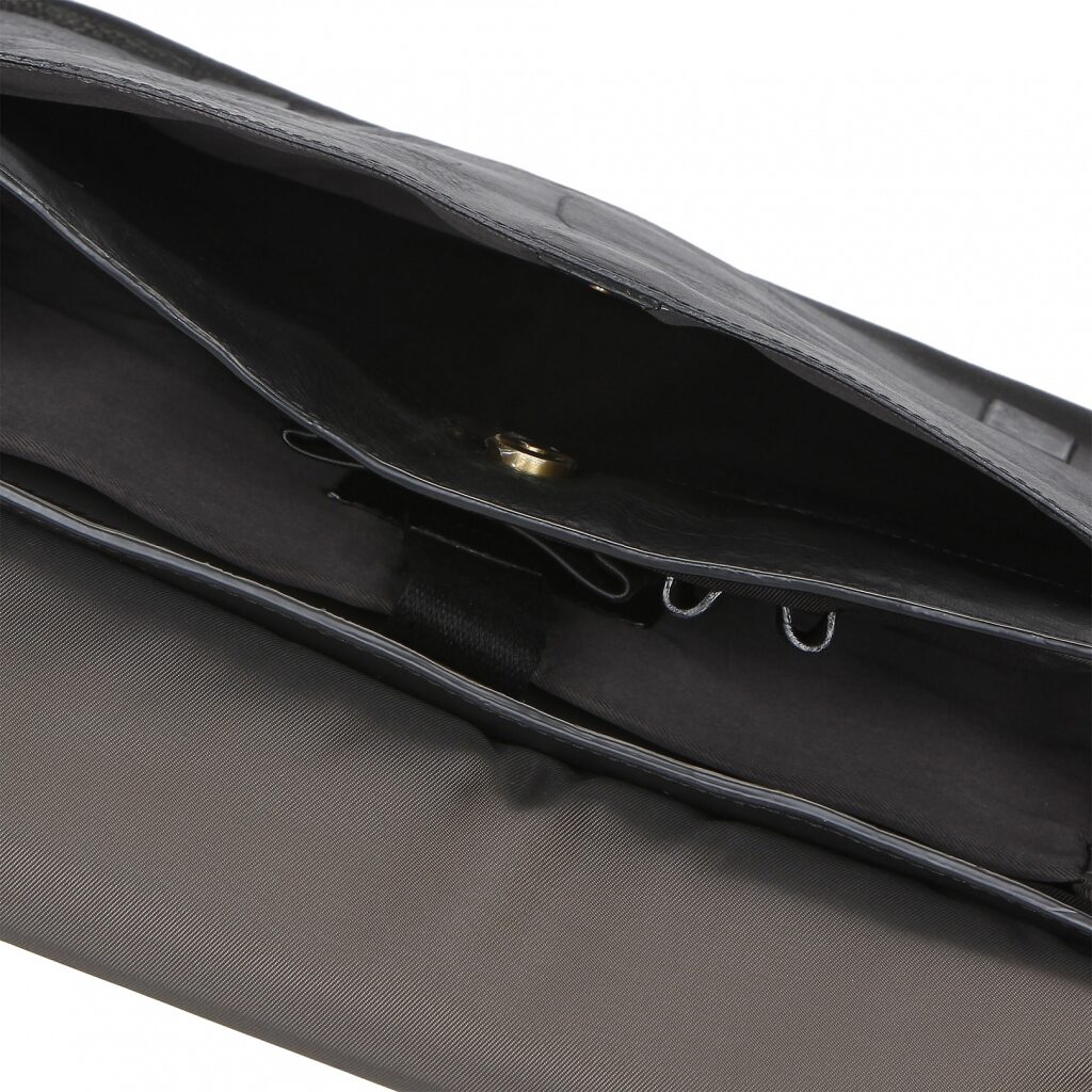 Bugatti Leder Messenger-Tasche für Notebook Tocco schwarz, Hauptbild 4