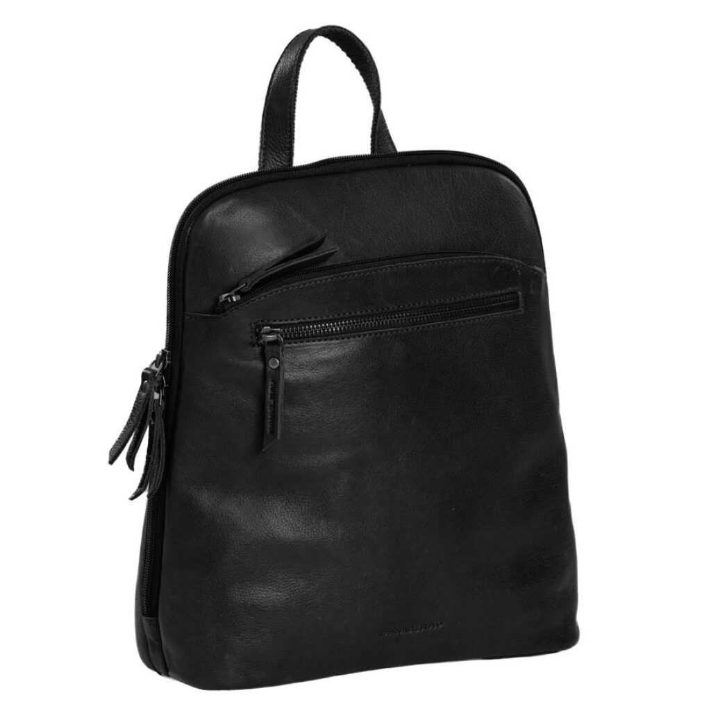 Lederrucksack Henderson für die Stadt schwarz Lederrucksack Henderson für die Stadt schwarz