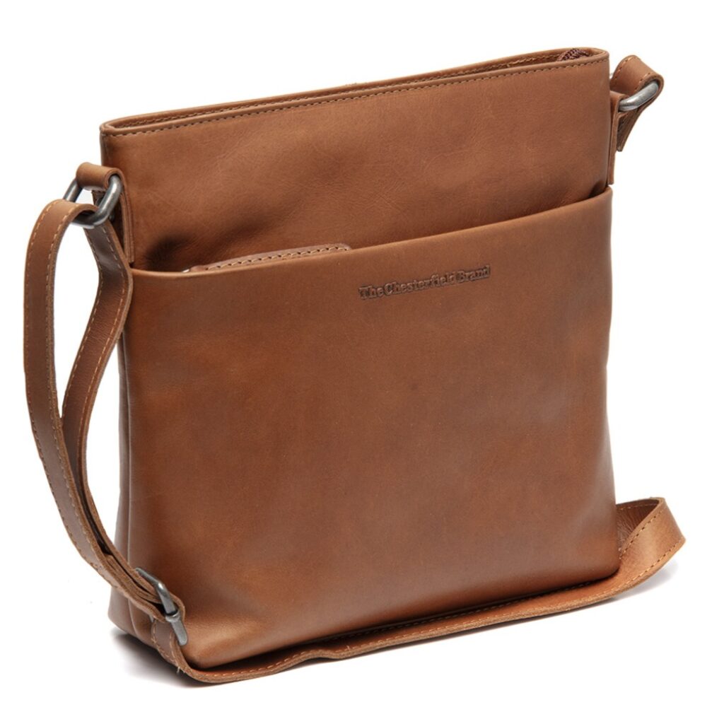 Leder Umhängetasche Navene cognac Leder Umhängetasche Navene cognac