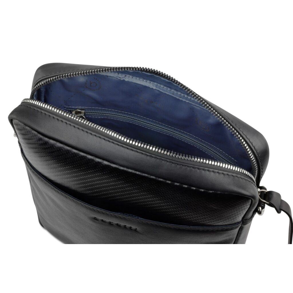 Bugatti Leder Umhängetasche - Crossbody Comet 49220901 schwarz, Hauptbild 6