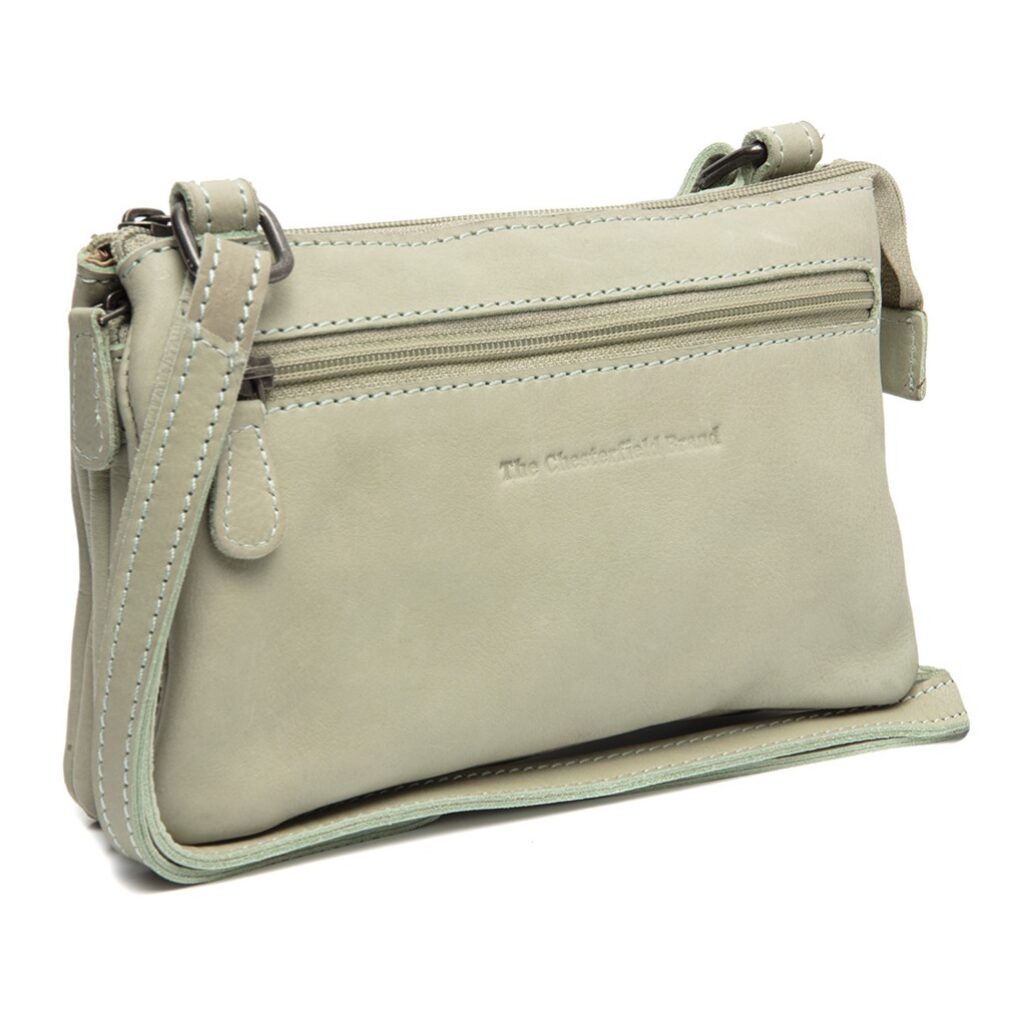 Leder Umhängetasche Osaka ocean blue