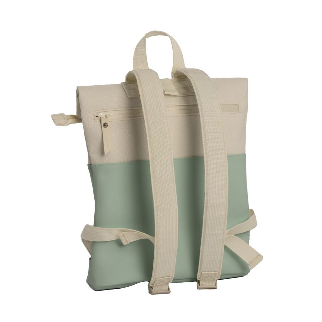 Daniel Ray Rolltop-Rucksack Allentown beige-grün, Hauptbild 3