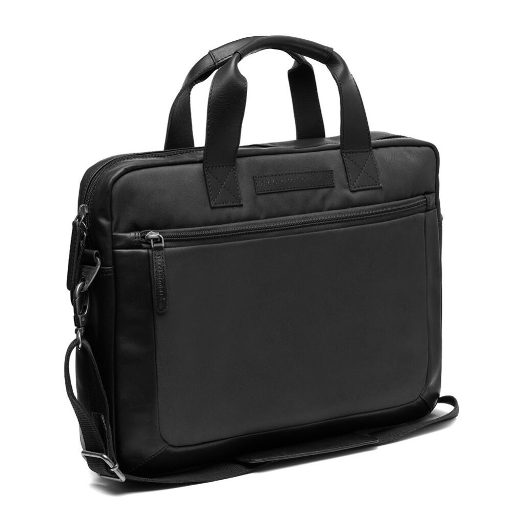 Leder Notebooktasche Narvik für 15,6" schwarz Leder Notebooktasche Narvik für 15,6" schwarz