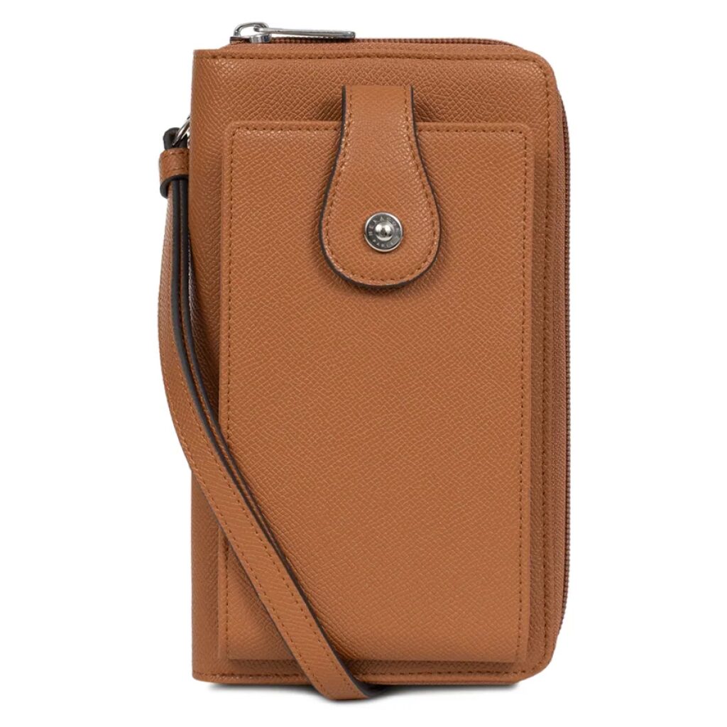 Handytasche mit Geldbörse Ava cognac