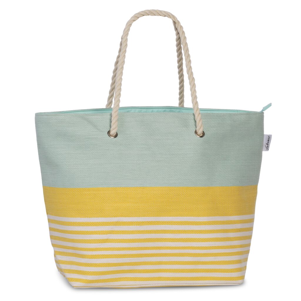 Strandtasche 55207-2332 pastellgrün-sonnengelb