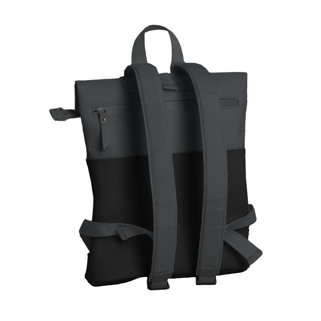 Daniel Ray Rolltop-Rucksack Allentown schwarz-grau, Hauptbild 3