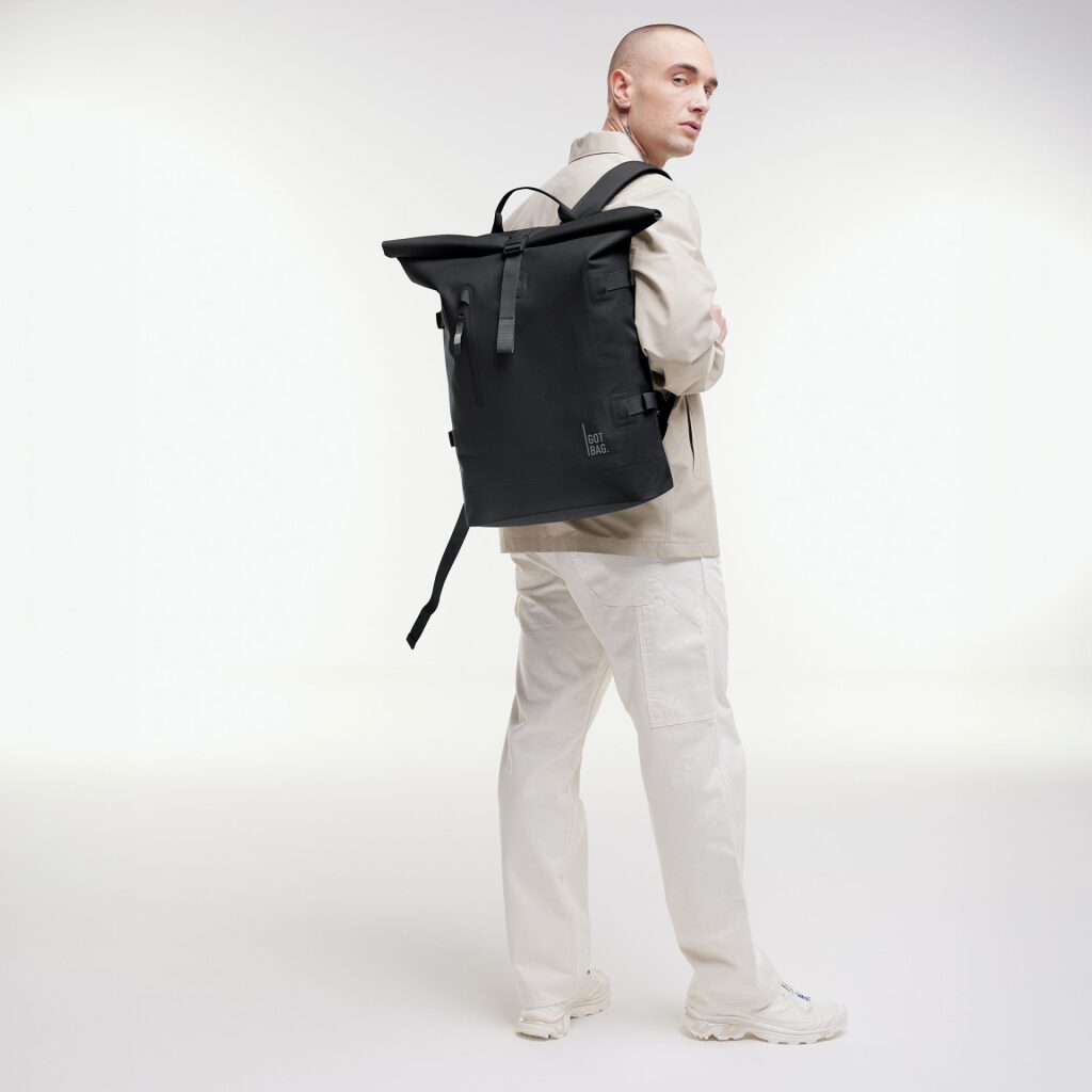 Got Bag Rolltop Rucksack 2.0 Monochrome schwarz, Hauptbild 2