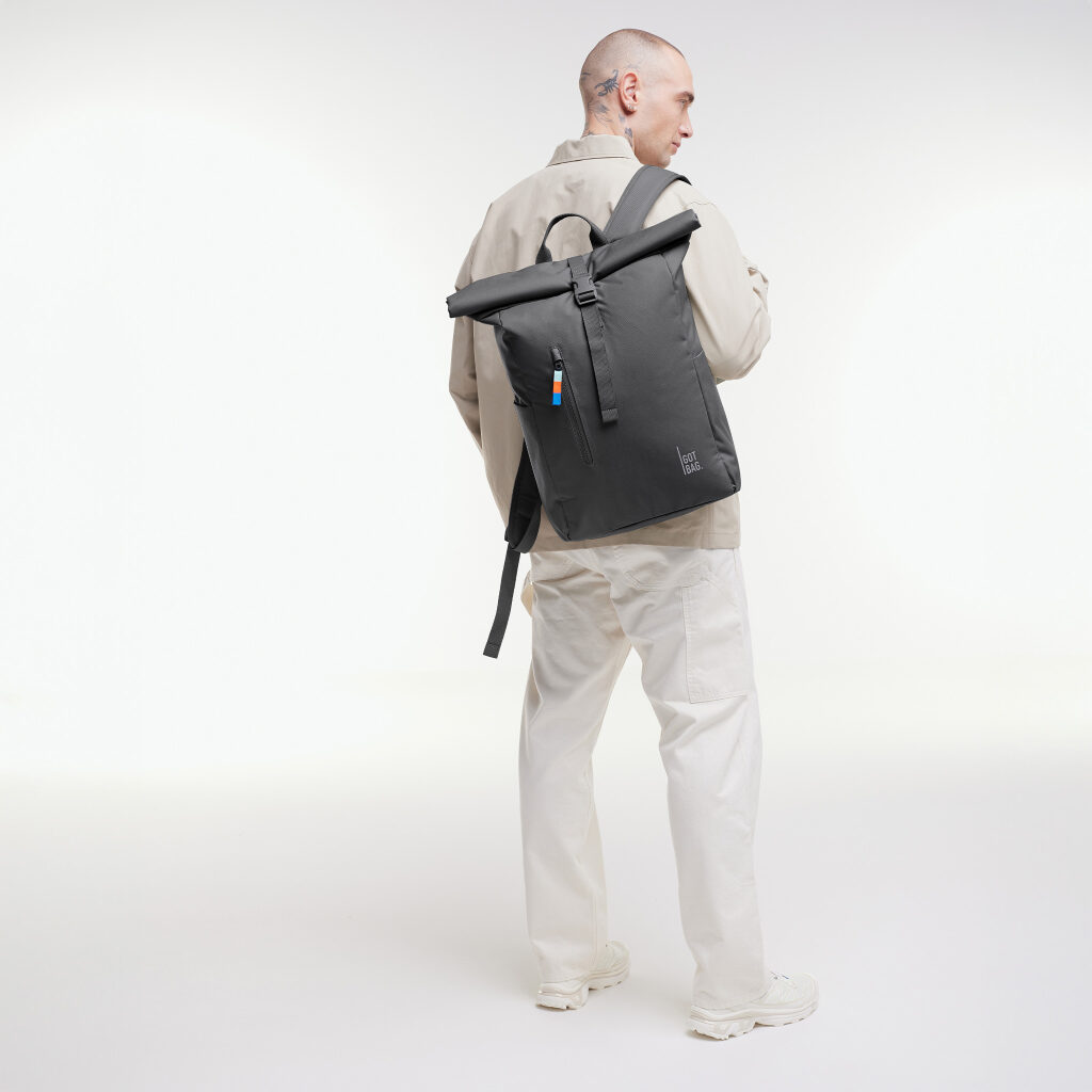 Got Bag Rolltop Rucksack easy grau, Hauptbild 3