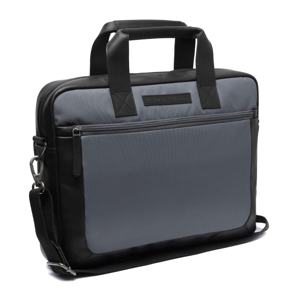 Leder Notebooktasche Narvik für 15,6" hellgrau Leder Notebooktasche Narvik für 15,6" hellgrau