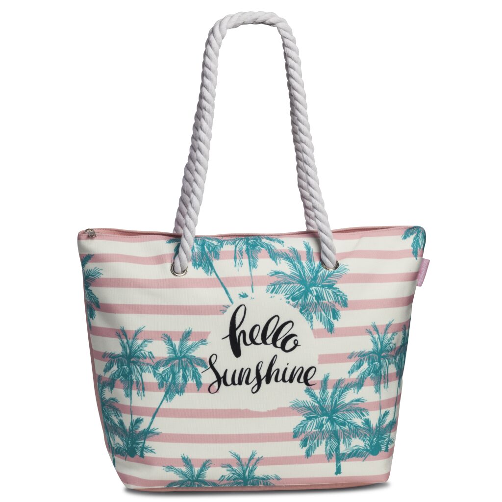 Fabrizio Sommertasche / Strandtasche 55206-2120 rosa-weiß, Feature-Bild Fabrizio Sommertasche / Strandtasche 55206-2120 rosa-weiß, Feature-Bild