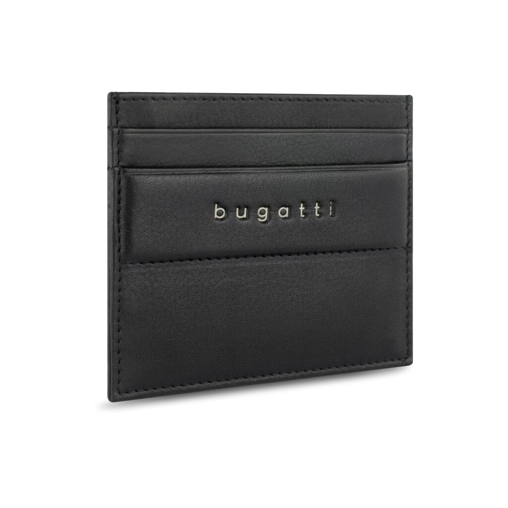 Bugatti Leder Kartenbörse Nome Card Case schwarz, Hauptbild 3