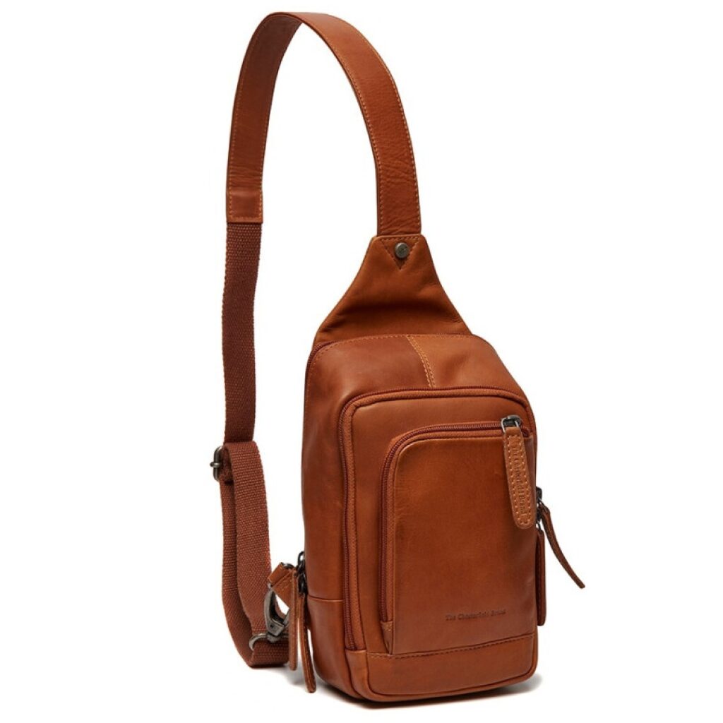 Leder Crossbody Tasche Riga cognac Leder Crossbody Tasche Riga cognac