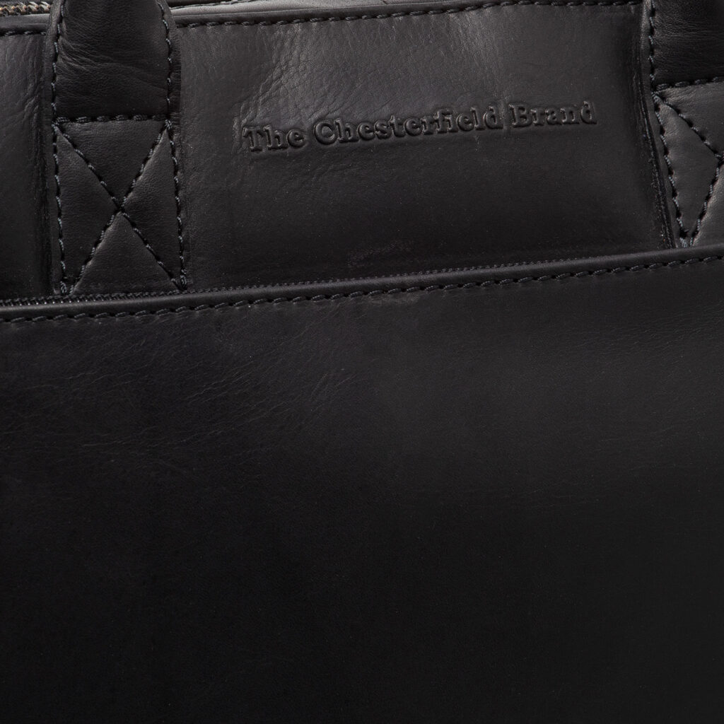 The Chesterfield Brand Leder Laptoptasche Tilbury schwarz, Hauptbild 7