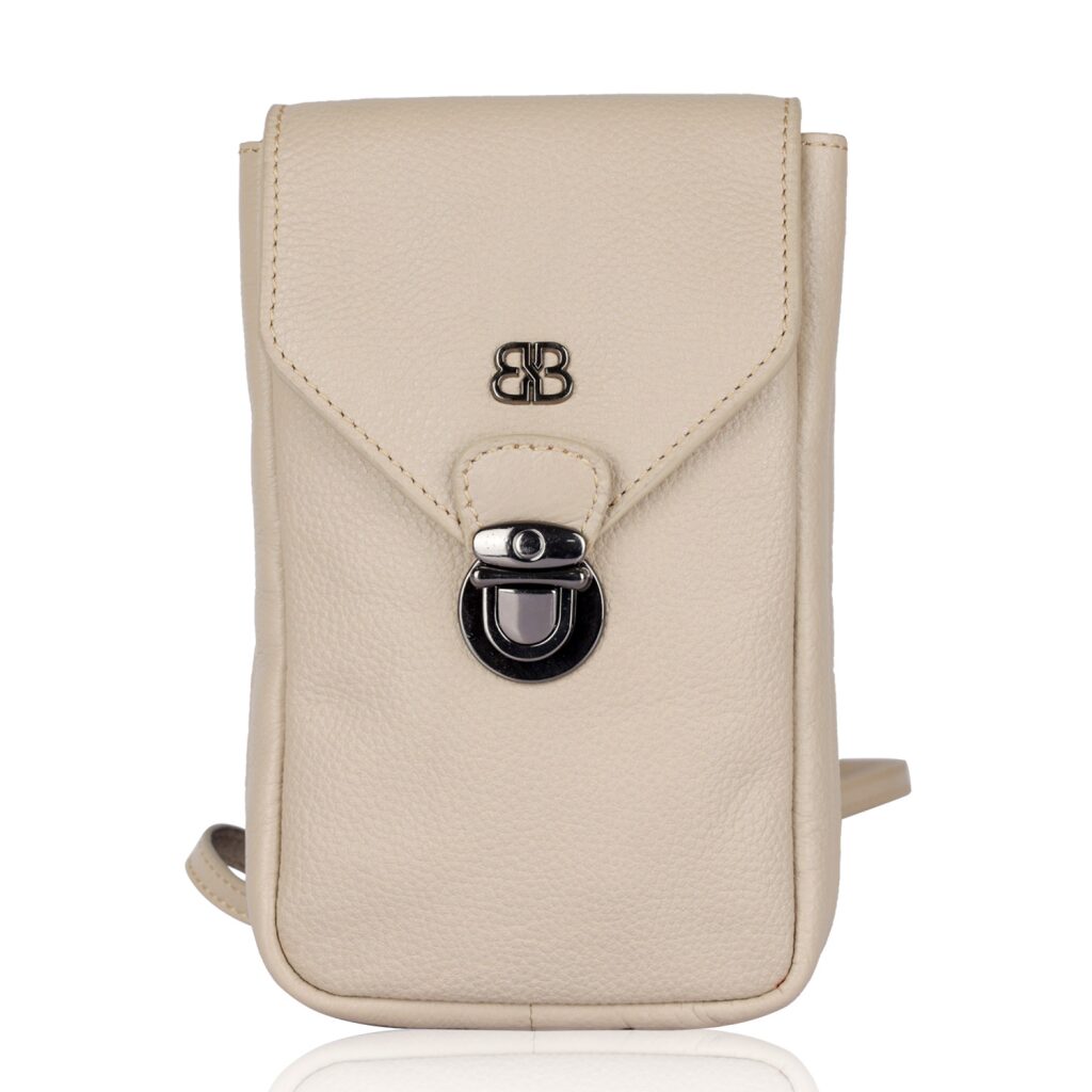 Leder Handytasche CAPRICE beige Leder Handytasche CAPRICE beige