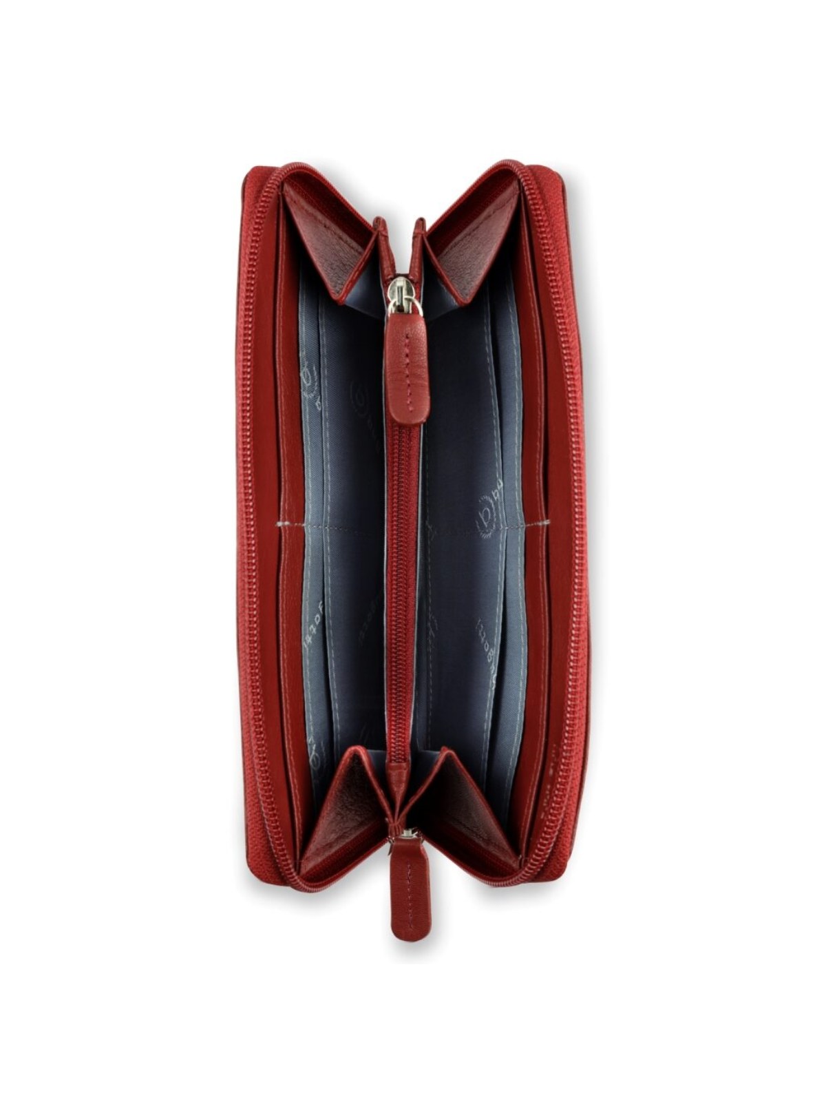 Bugatti Ledergeldbörse / Langbörse mit Reißverschluss Banda rot, Hauptbild 2