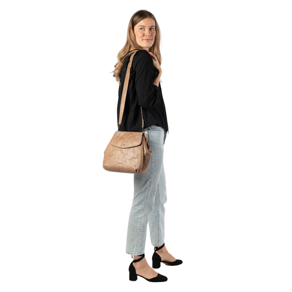 aunts & uncles Damenhandtasche Mrs. Mousse timeless taupe, Hauptbild 3