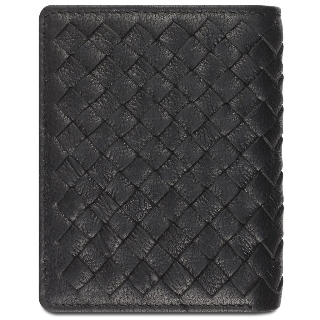 Bugatti Herren-Ledergeldbörse Woven 49610801 schwarz, Hauptbild 3