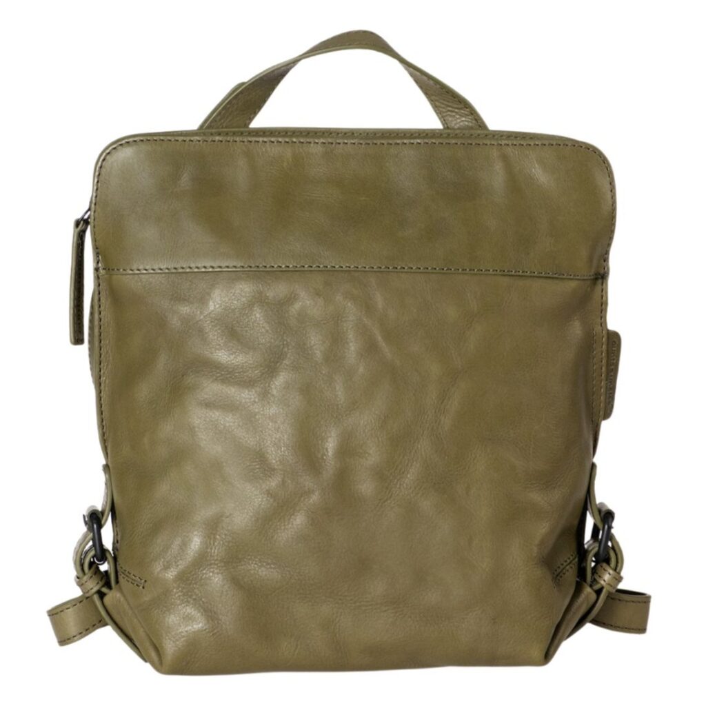 aunts & uncles Lederrucksack 2v1 Grandma´s Luxury Club Mrs. Crumble Cookie olive branch, Feature-Bild aunts & uncles Lederrucksack 2v1 Grandma´s Luxury Club Mrs. Crumble Cookie olive branch, Feature-Bild