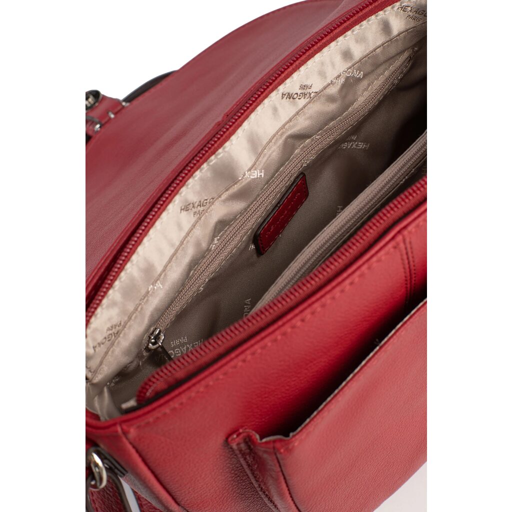 Hexagona Damen Crossbody Handtasche Confort rot, Hauptbild 5