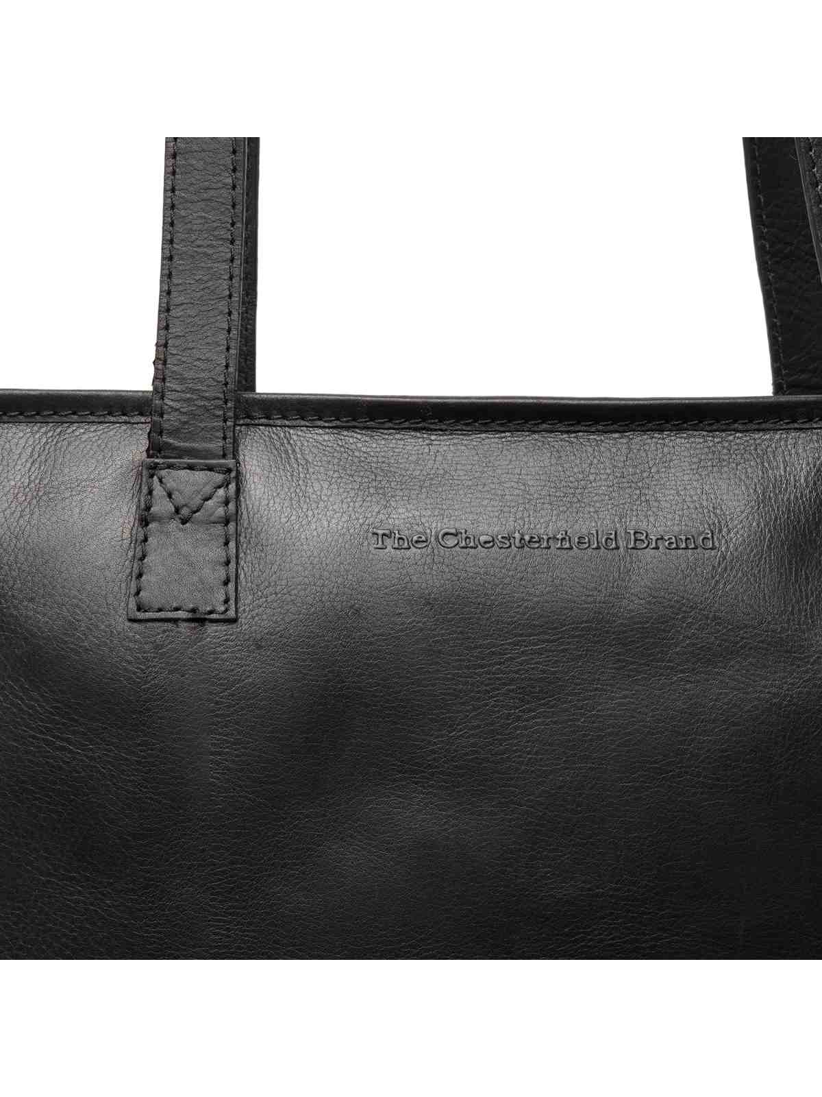 The Chesterfield Brand Leder Shopper Pisa schwarz, Hauptbild 4