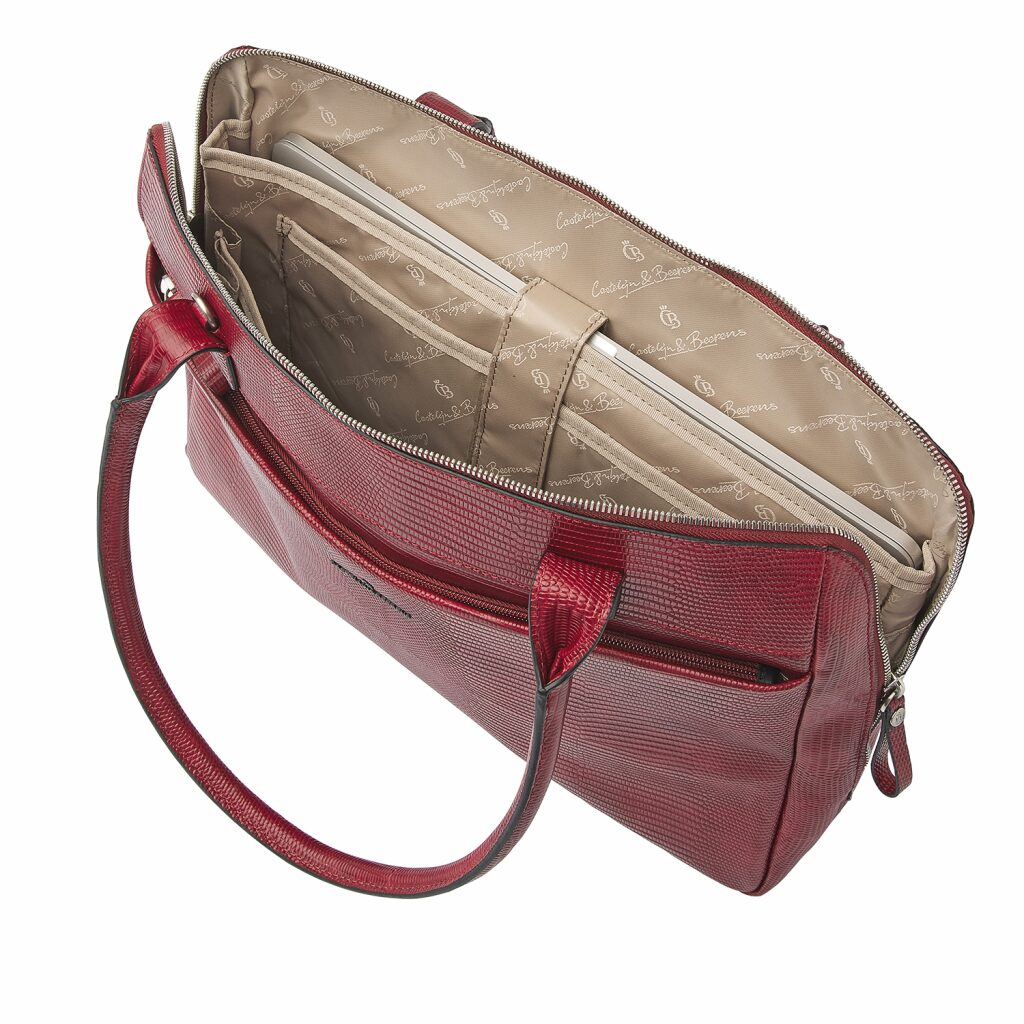 Leder Businesstasche Vera 459664 rot Leder Businesstasche Vera 459664 rot