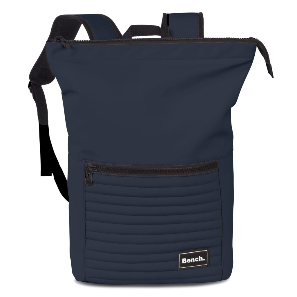 Sportrucksack Hydro quilted no-roll-top blau