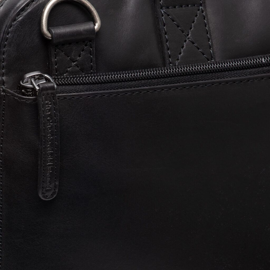 The Chesterfield Brand Leder Laptoptasche Tilbury schwarz, Hauptbild 8