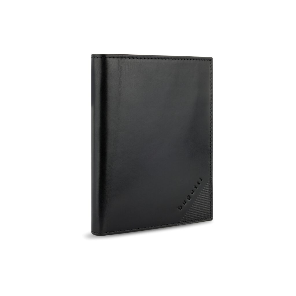 Bugatti Ledergeldbörse Nobile Vertical Wallet With Flap 49125501 schwarz, Hauptbild 4